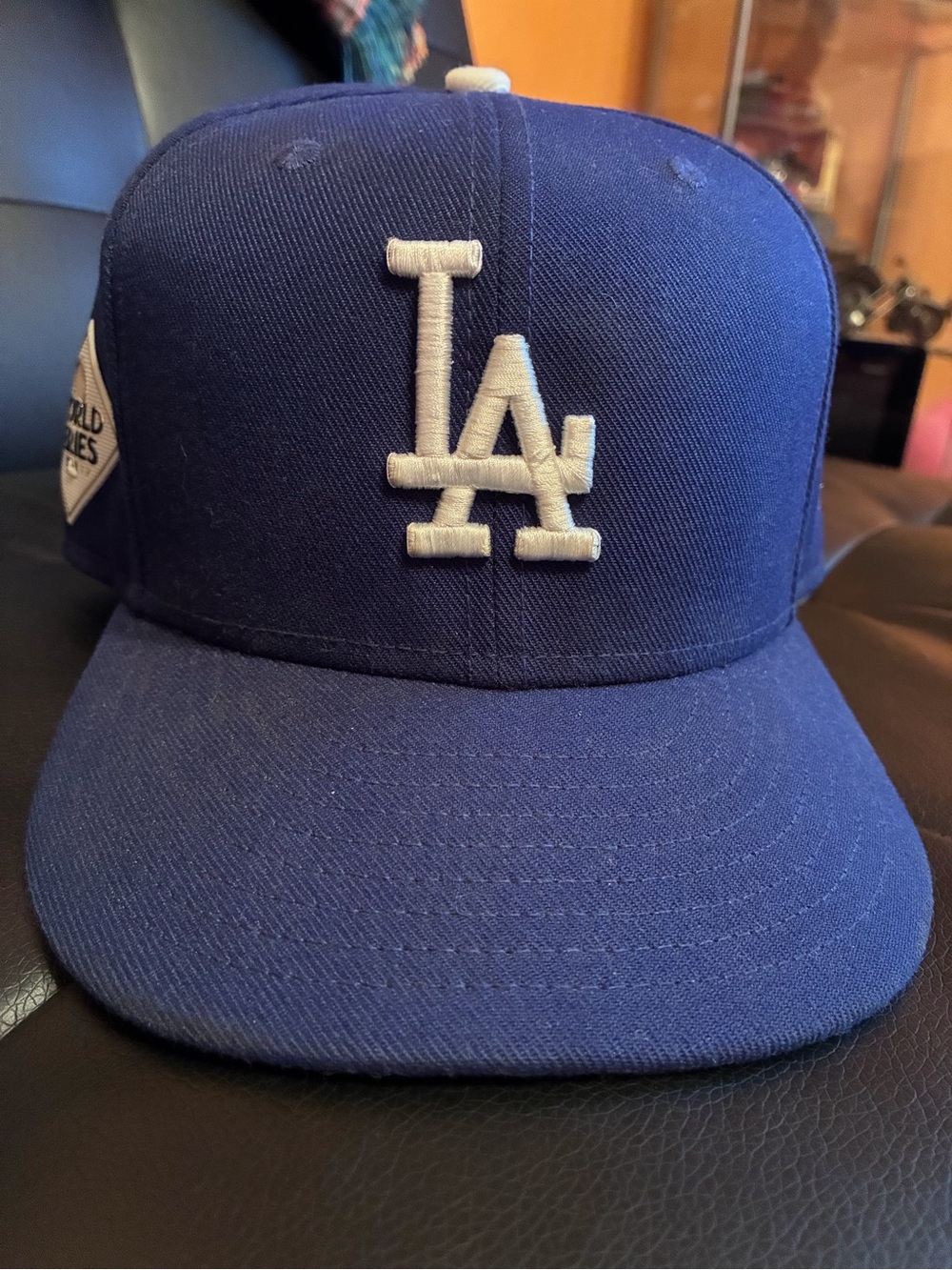 MLB Los Angeles Dodgers Royal Blue and White Snapback Hat